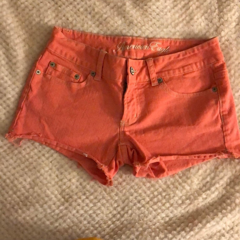 Pink American eagle shorts